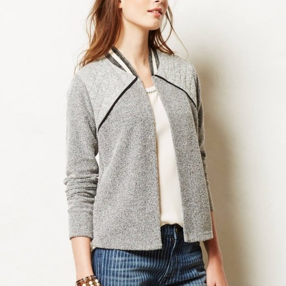 Anthropologie Jackets & Blazers - Anthropologie Dolan T-Shirt Varsity Open Cardigan